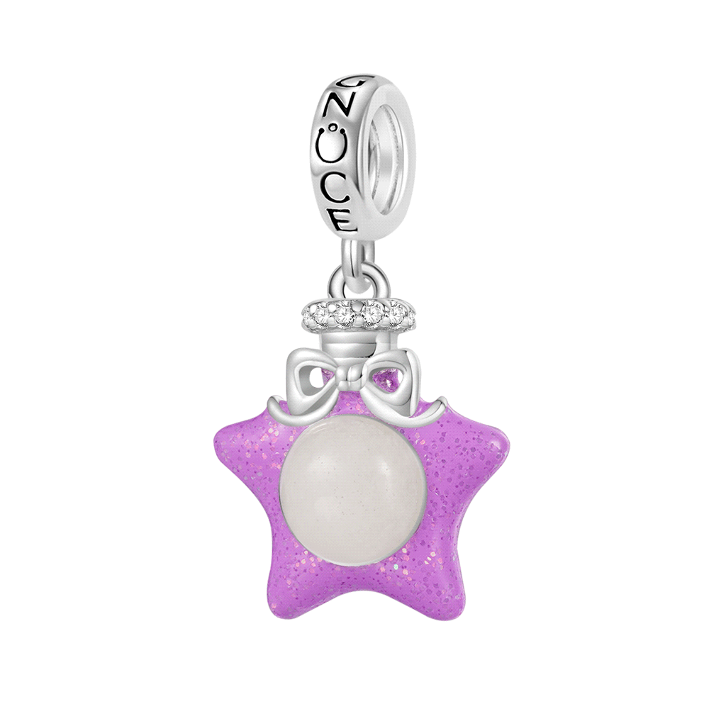 Lucky Wish Bottle Star Pendant