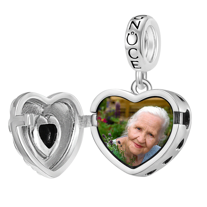 Personalized Photo Heart Pendant