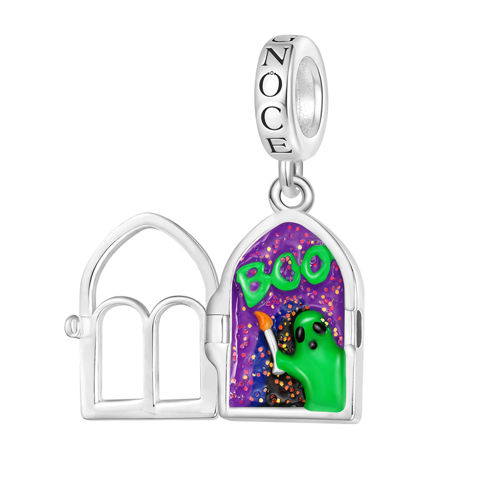 Ghost Boo Spooky Window Pendant