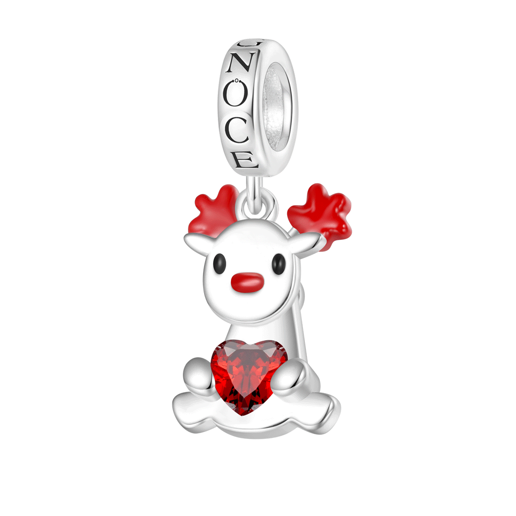 Christmas Elk Rotating Body Pendant