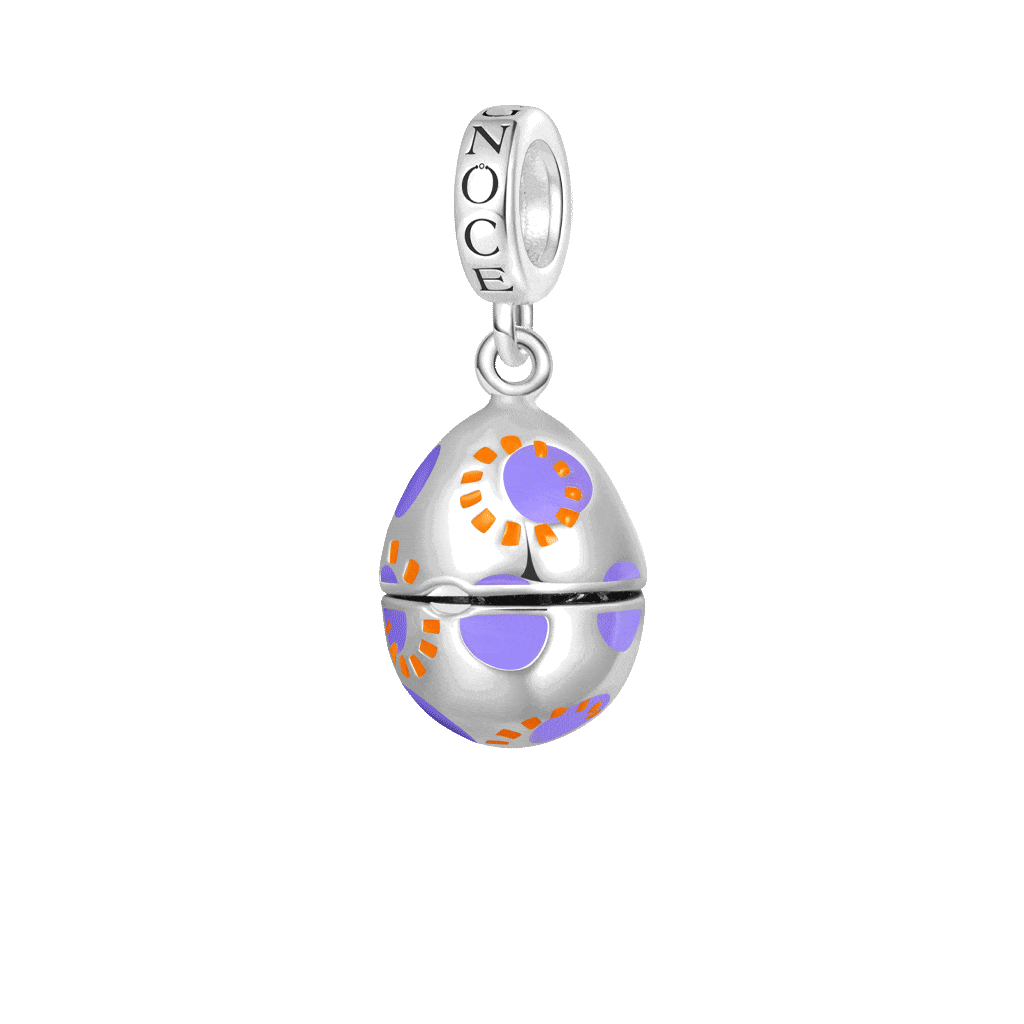 Easter Egg-Pocket Cat Pendant