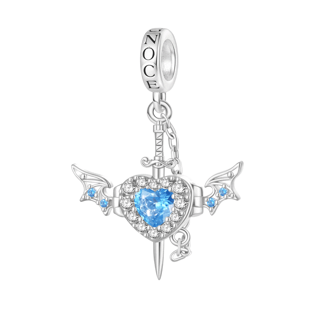 Wounded Heart & Dagger Pendant
