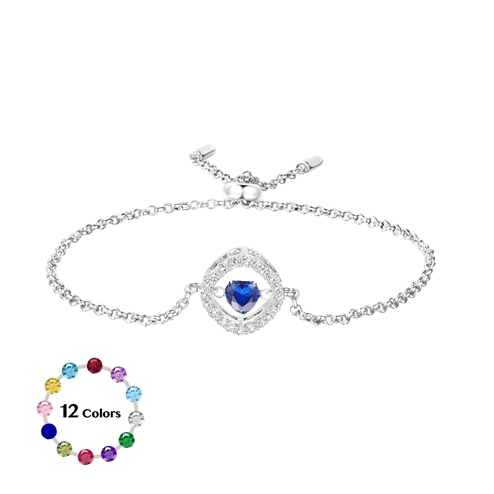 Dancing Stone Adjustable Chain Bracelet