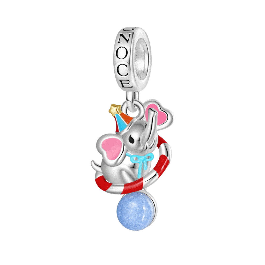 Funny Circus Elephant Pendant