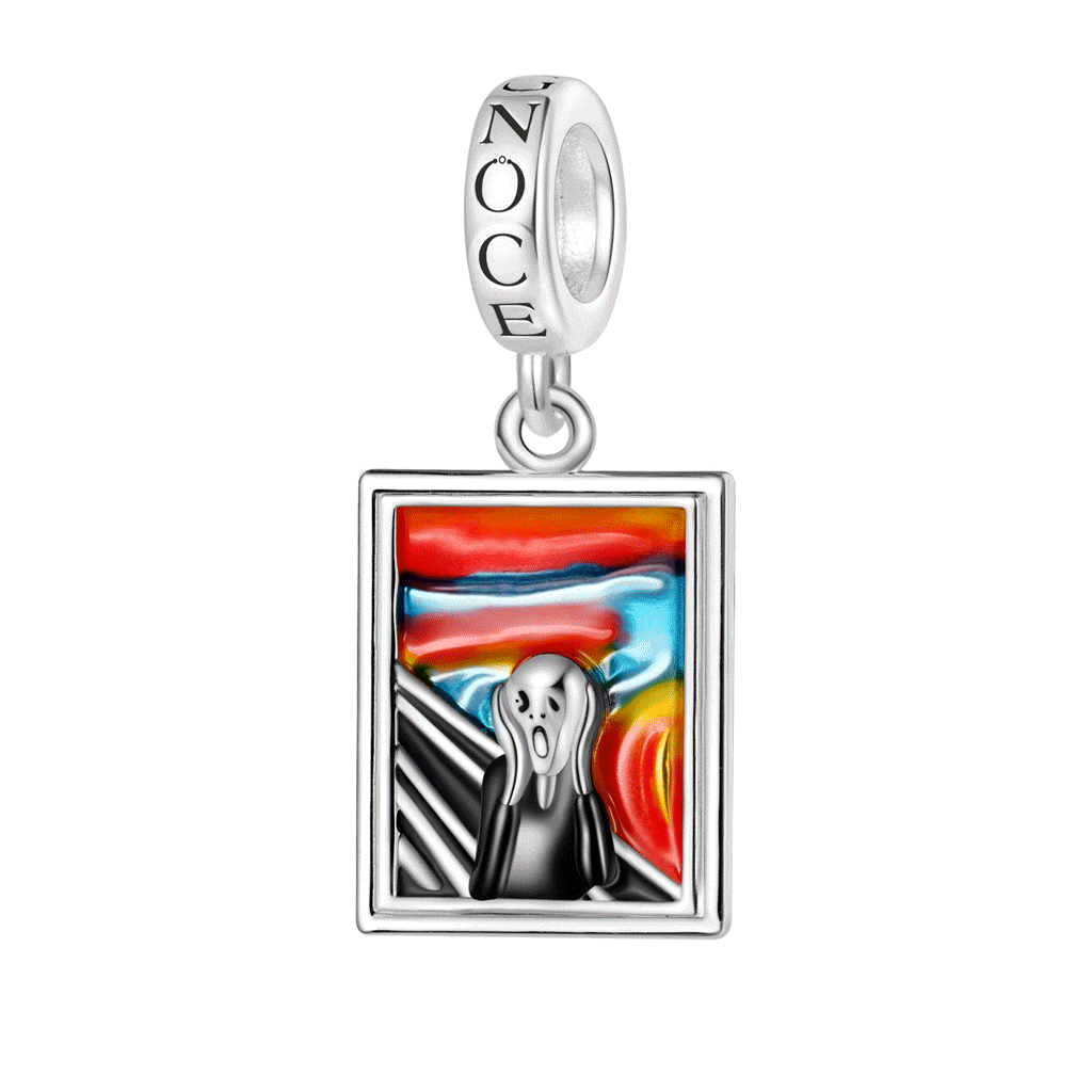 Horror Chewing Scream Pendant