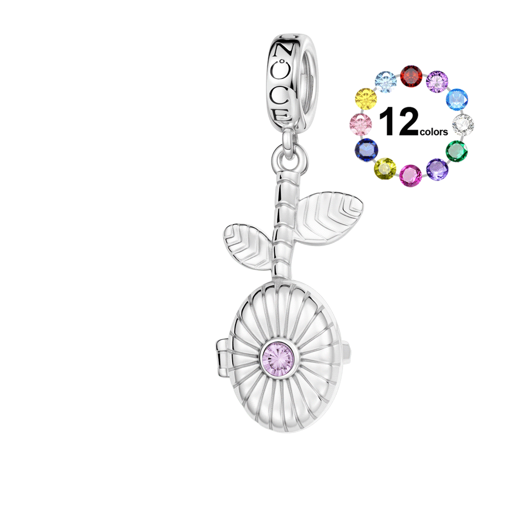 Birthstone Seed Pendant