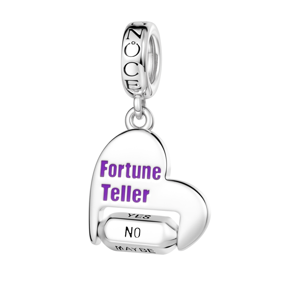 Heart Rotating Fortune Teller Pendant
