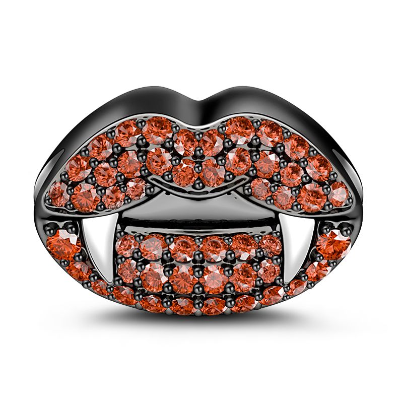 Devils Red Lips Charm