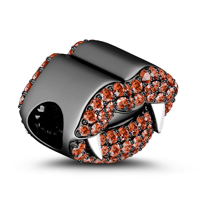 Devils Red Lips Charm