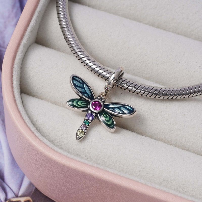 Shiny Dragonfly Pendant