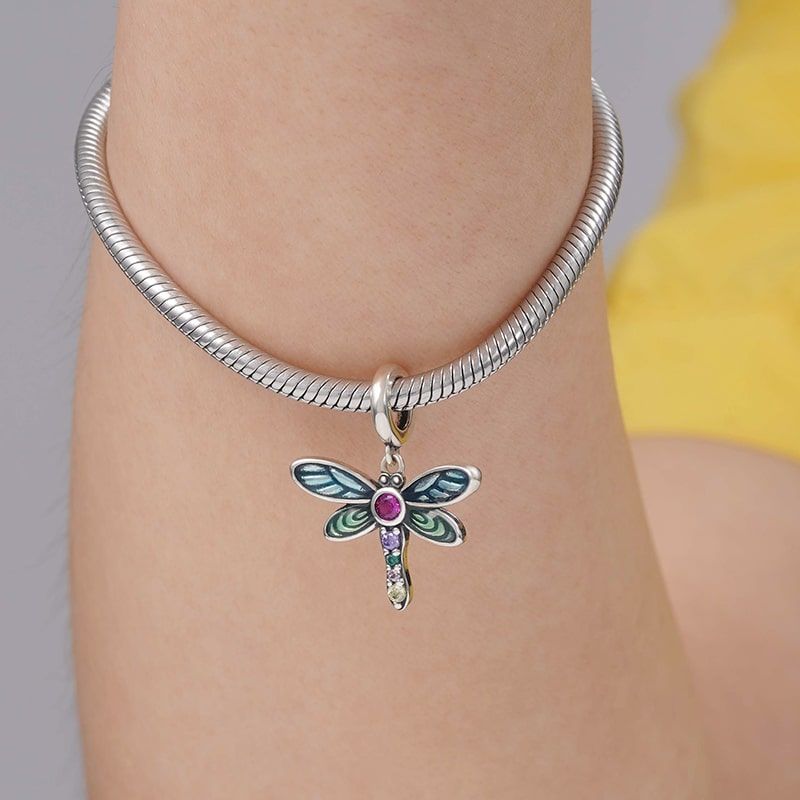 Shiny Dragonfly Pendant