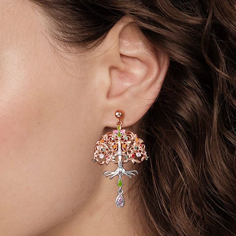 Tree of Life Dangle Earrings