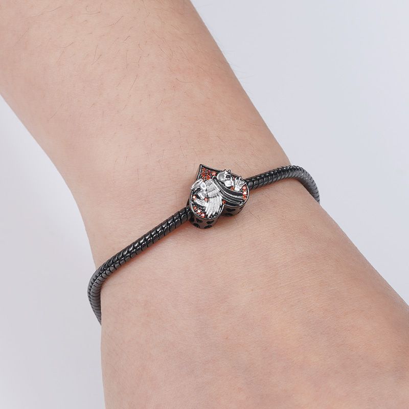 Devil Angel Heart Charm