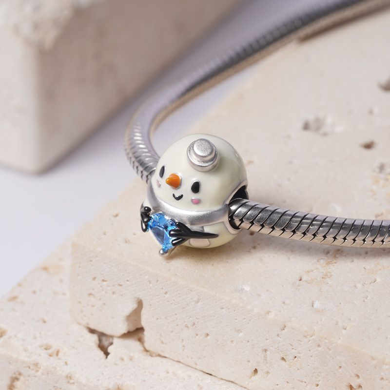Cute Snowman Charm