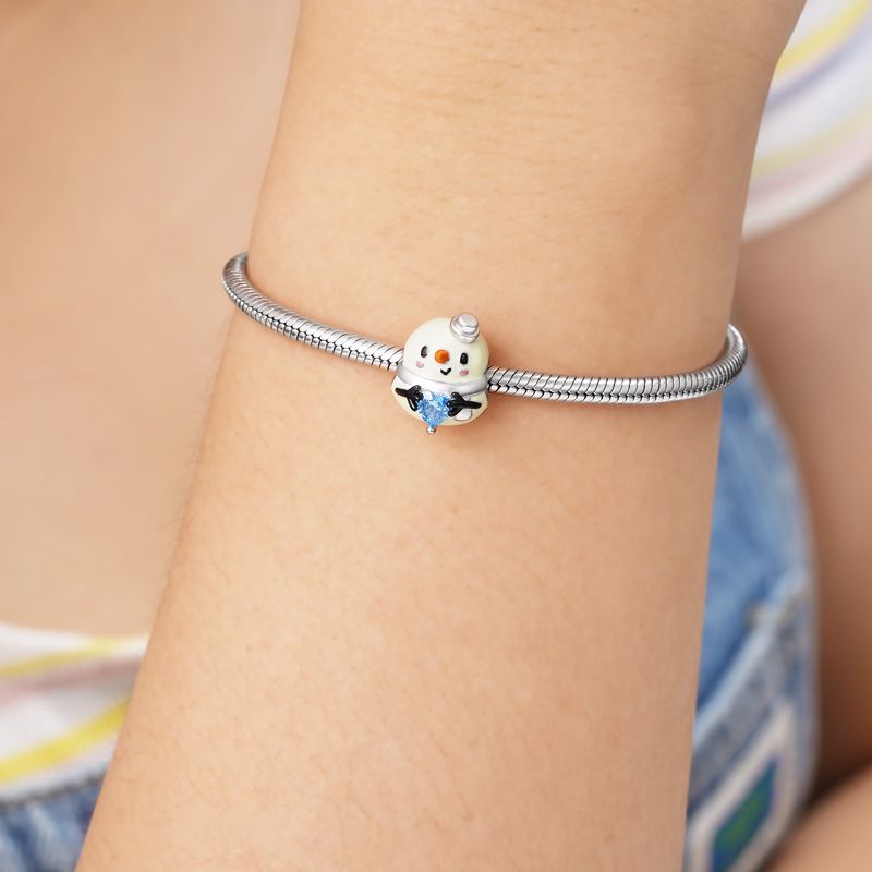 Cute Snowman Charm
