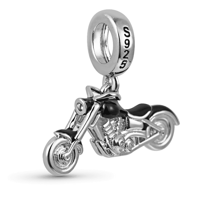 Black Motorcycle Pendant