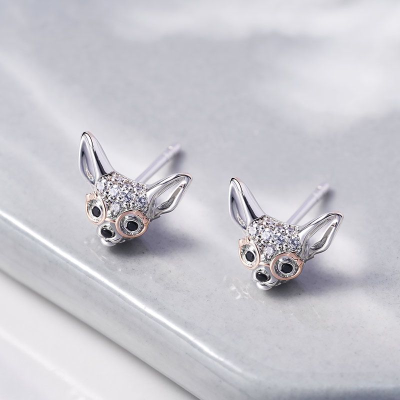 Chihuahua Stud Earrings