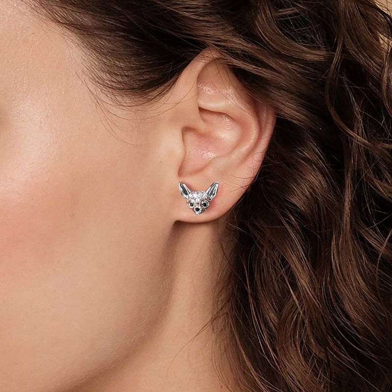 Chihuahua Stud Earrings