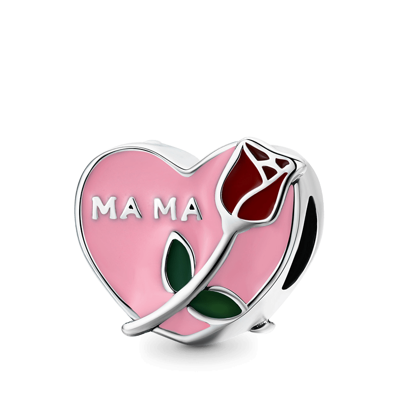 MA MA Heart Charm