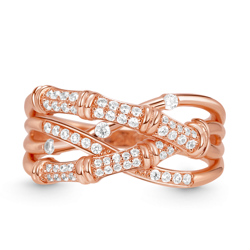 Bamboo Intertwined Ring