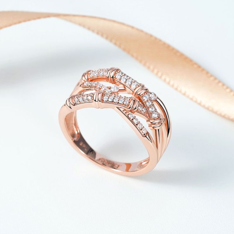 Bamboo Intertwined Ring