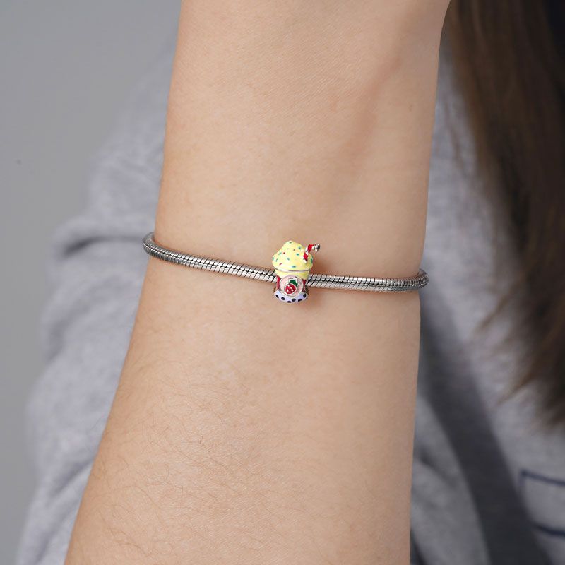 Ice Cream Milk Tea Charm