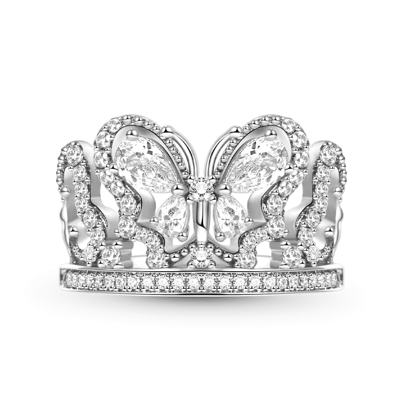 Butterfly Crown Ring