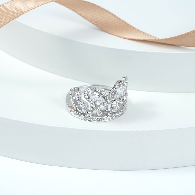 Butterfly Crown Ring