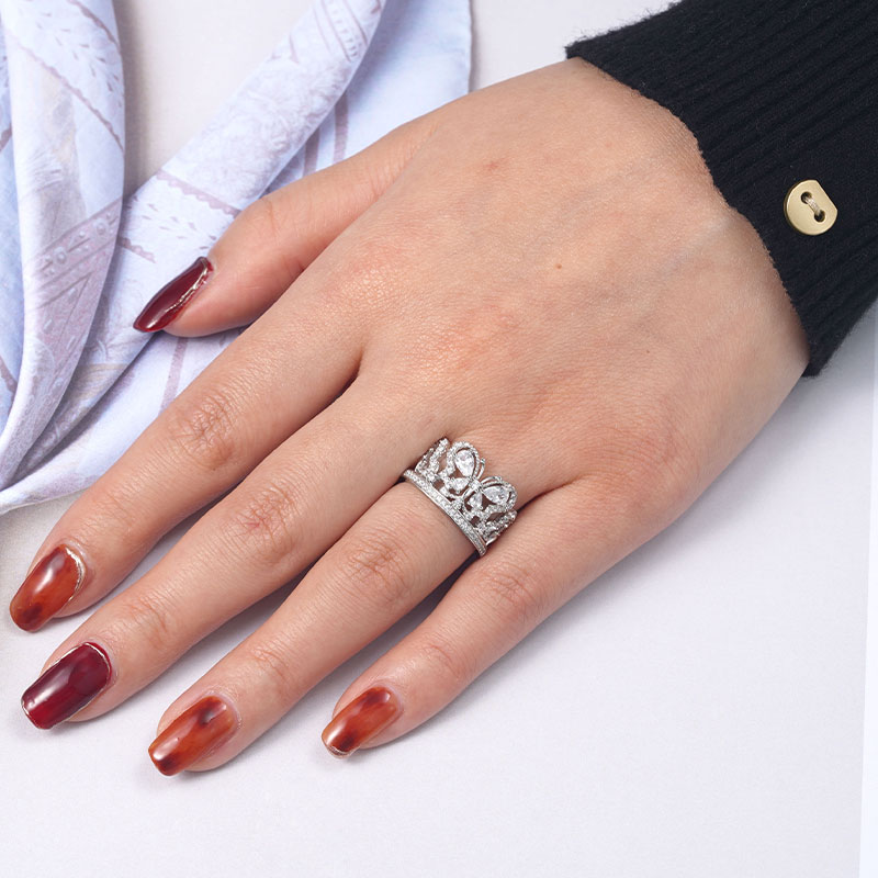 Butterfly Crown Ring