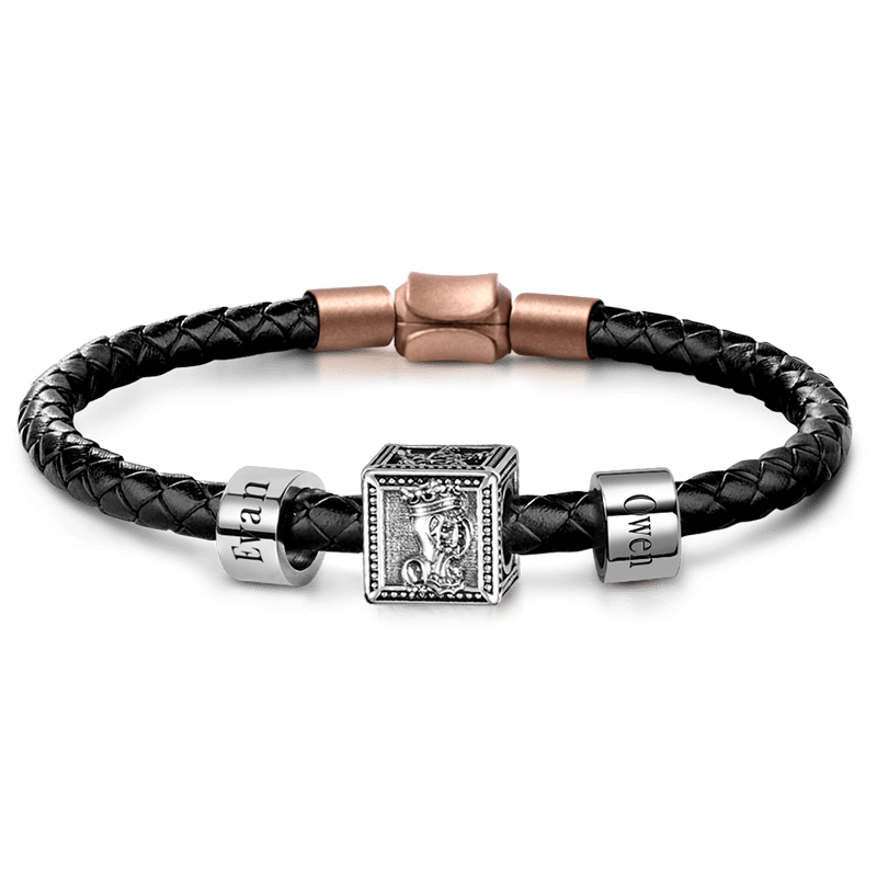 Rose Knight & Customized Charms Bracelet