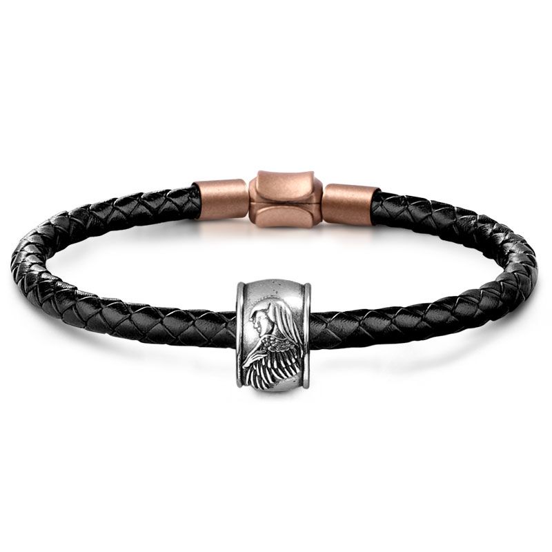 Angel & Burning Heart Charm Bracelet