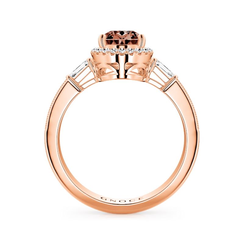 Brown Teardrop Ring