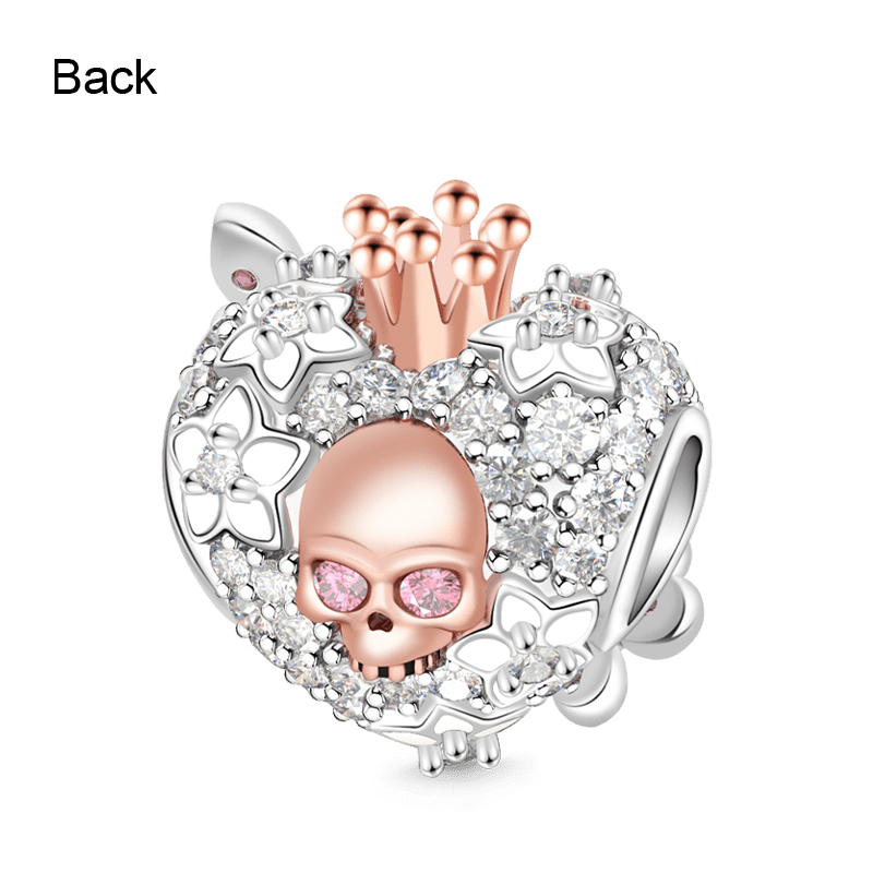 Butterfly Skull Charm