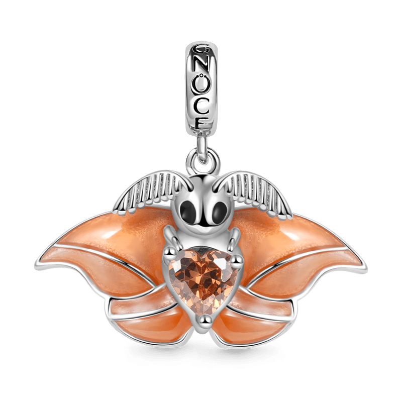 Japanese Silk Moth Charm