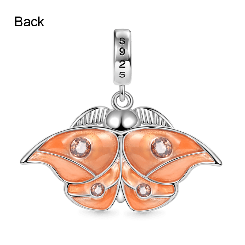 Japanese Silk Moth Charm