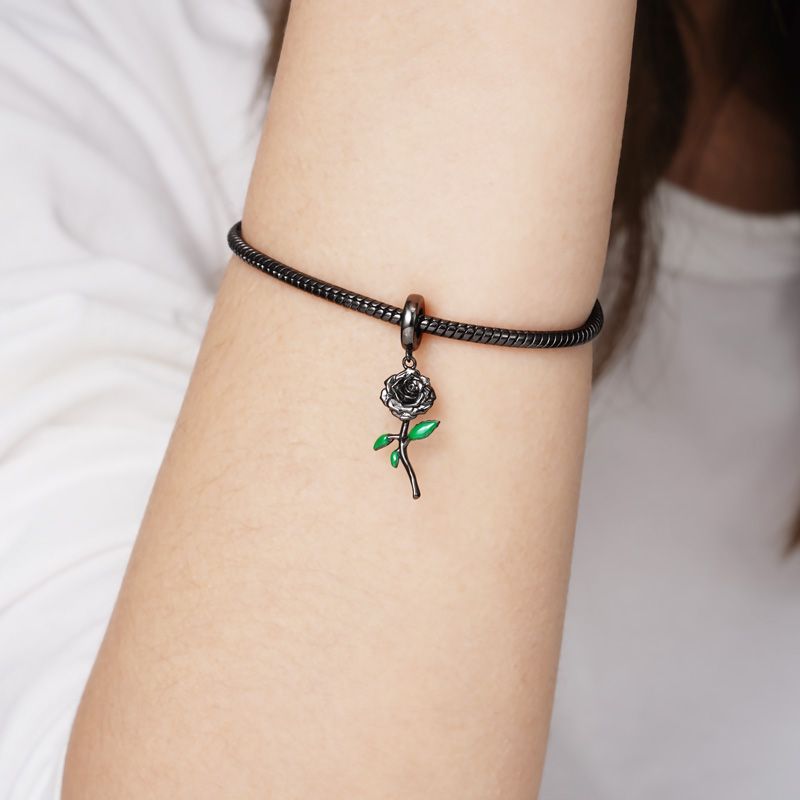 Black Rose Pendant
