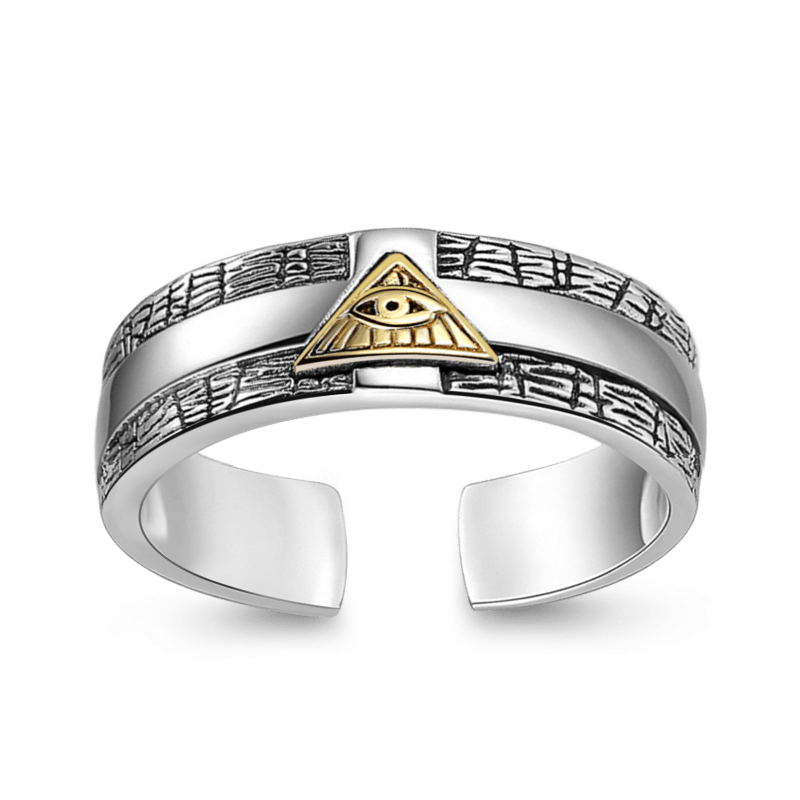 Adjustable Eye of God Ring