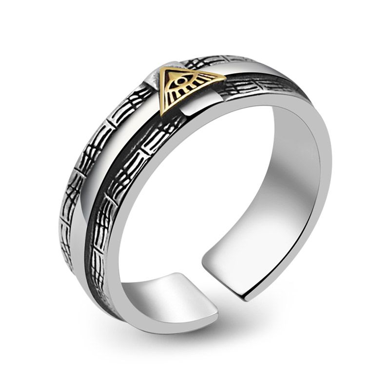 Adjustable Eye of God Ring