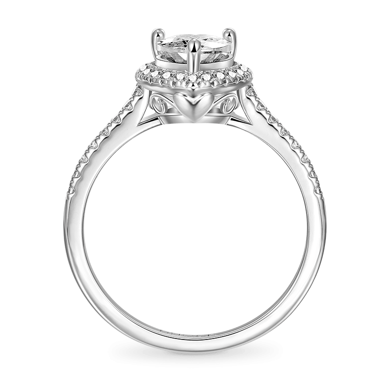 Sparkling Heart Ring
