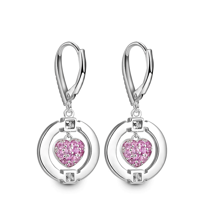 Heart Dangle Earrings