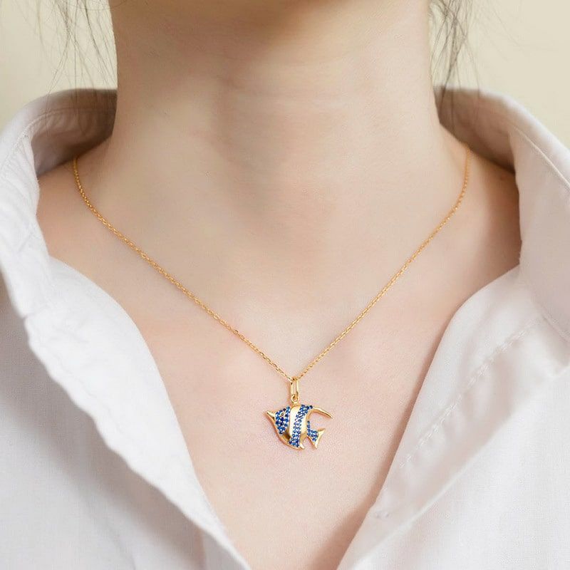 Heniochus Fish Necklace