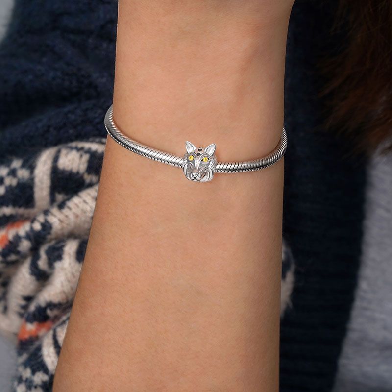 Animal Wolf Charm
