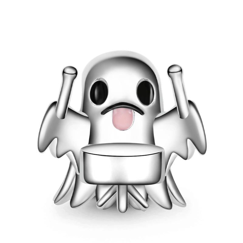 Ghost Drummer Charm