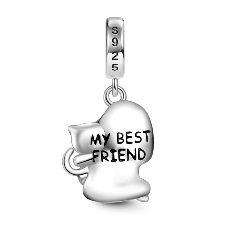 Girl & Cat Pendant