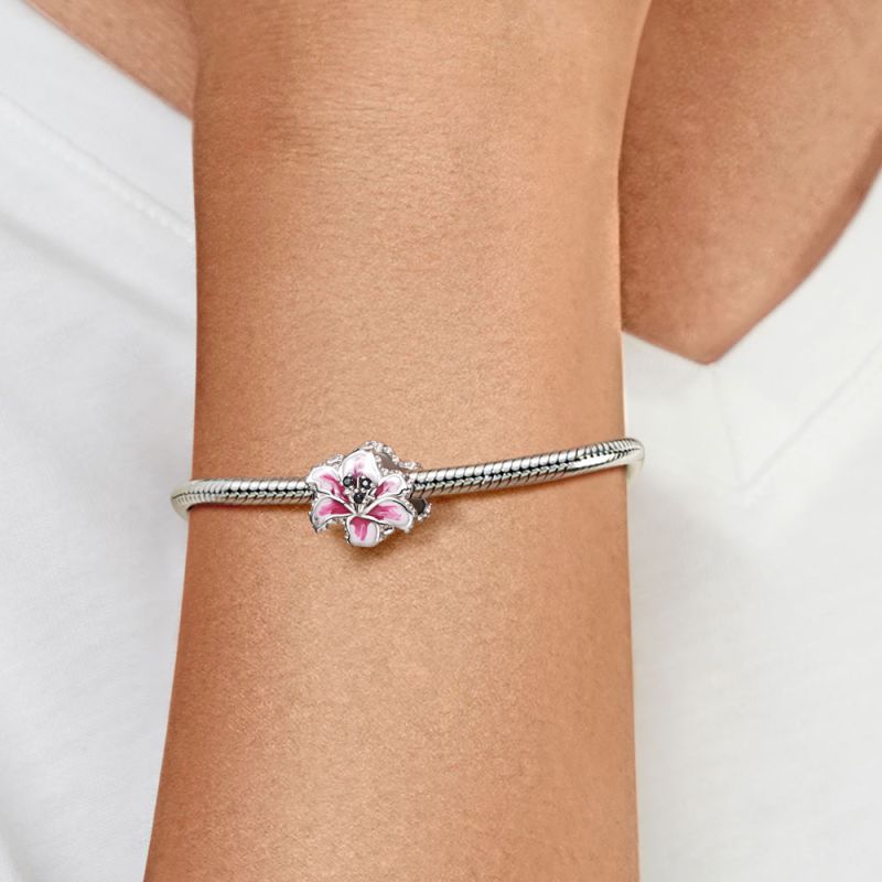 Pink Lily Charm