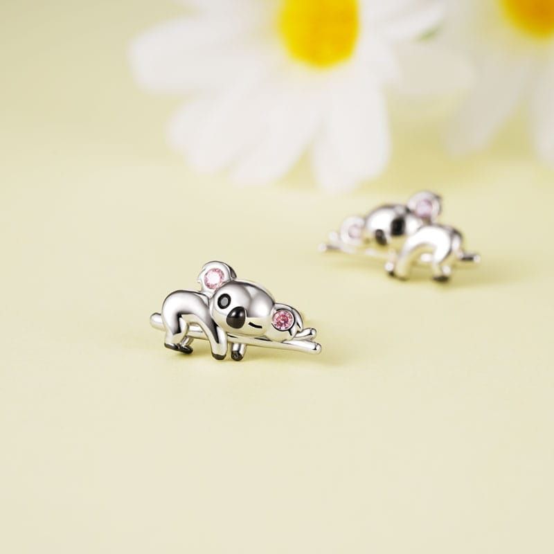 Koala Bear Stud Earrings