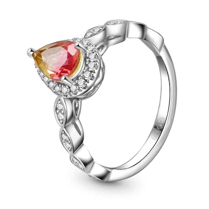 Pear-cut Promise Ring