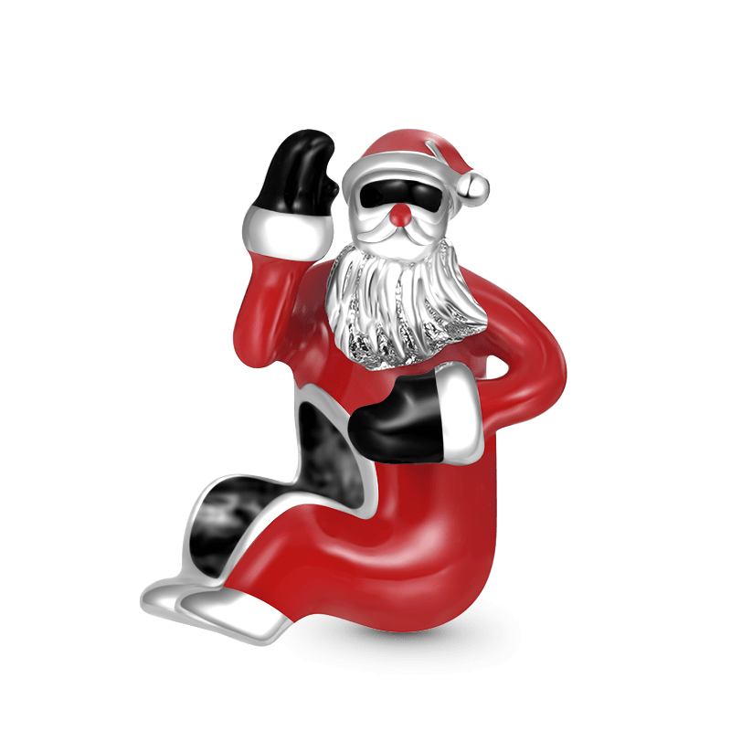 Rocket Santa Charm