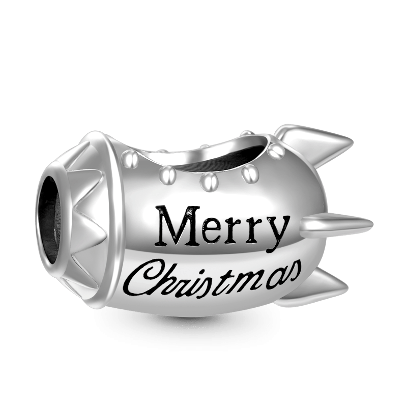 Rocket Santa Charm