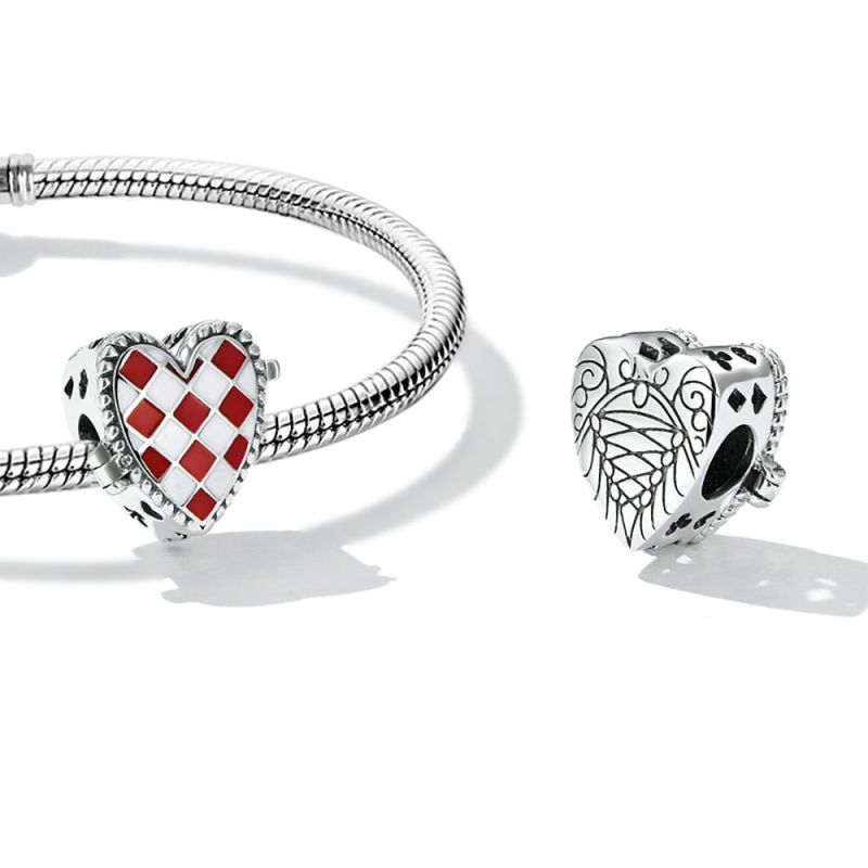 Magic Clock Heart Charm